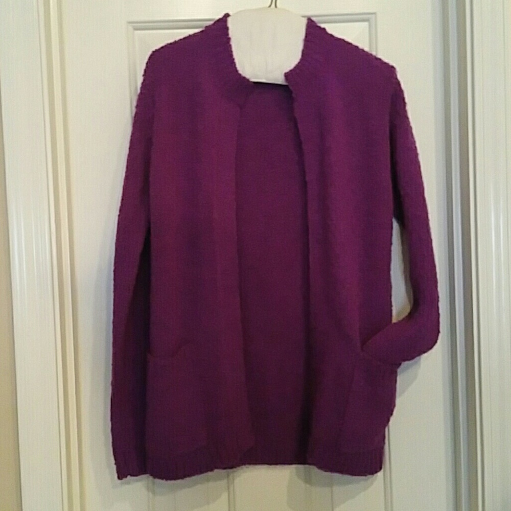 Plum cardigan